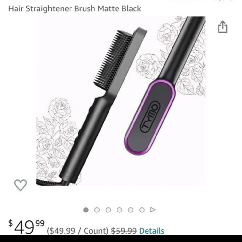 Tymo Hair Straighting Brush - Picture 3 of 5